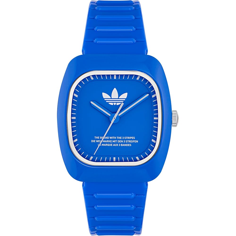 Adidas Originals AOSY24530 Unisex Quartz Watch 5 ATM Water Resistant Mineral Glass Blue Dial