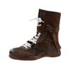 Pack Cowboystiefel Martin Stiefel Damen Herbst- und Winterstiefel vielseitig 2025 neue Stiefel Retro Riemen Britisch Western