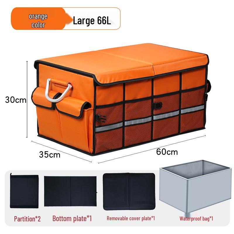 Foldable Car Trunk Organizer Box for Outdoor Use