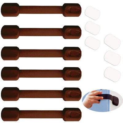 MAVEEK Baby Guard Door Lock Child Peelable Drawer Finger Pinch Child Safety Opening and Closing Adjustable Tamper Earthquake Pack of 6 Stopper,