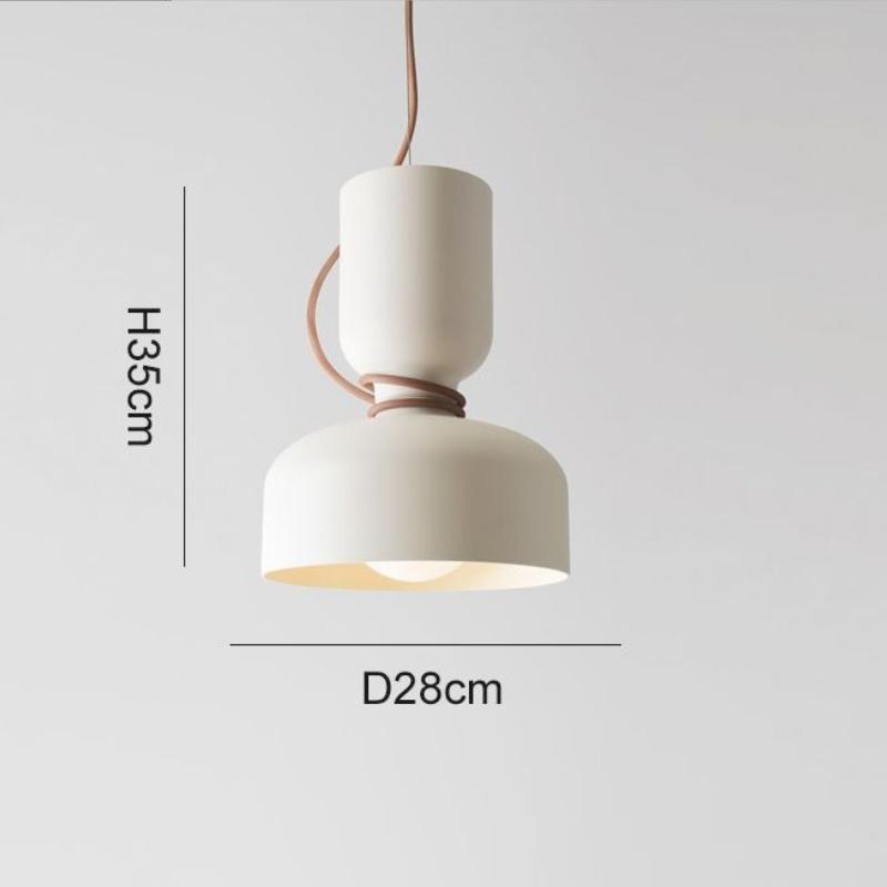 Nordic Creative Art Pendant Light Restaurant Bedroom Chandelier Forged Iron Lampshade Modern Design Decorative Lighting Fixtures