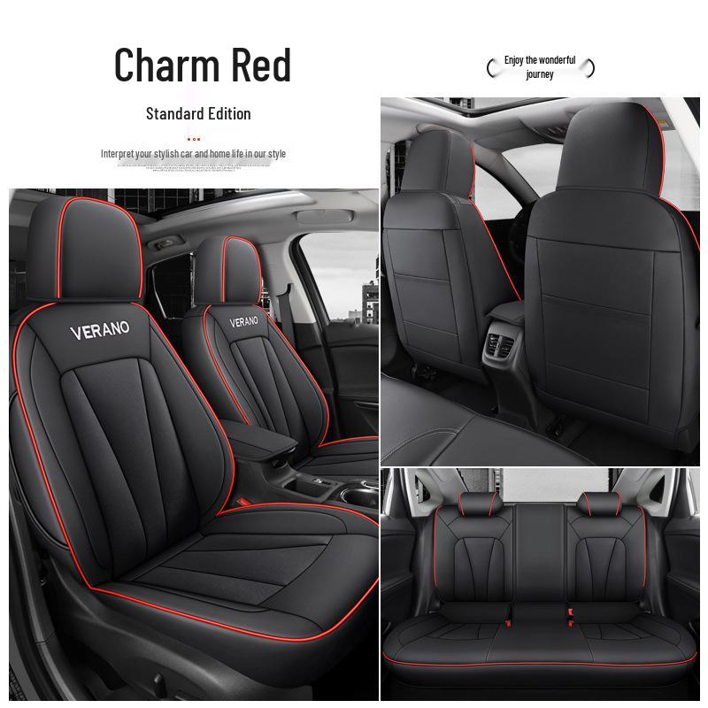 Four Seasons Universal Buick Verano Wear-Resistant Leather Car Seat Cover