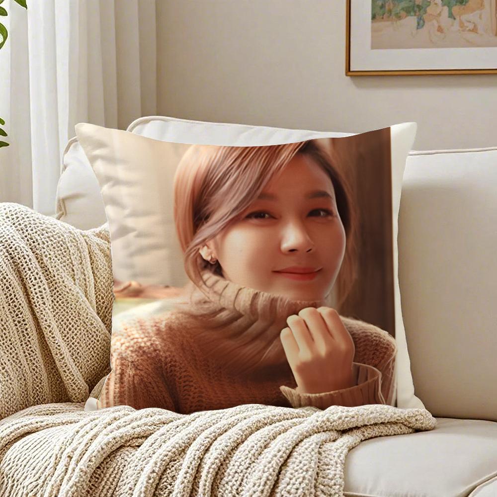 actor gentle KKim Haneul Cushion Cover Pillowcase Antidustmite living Room Sofa Decor Cushion Room