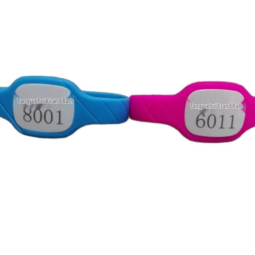 Electronic Sauna Locker Induction Wristband Key Card