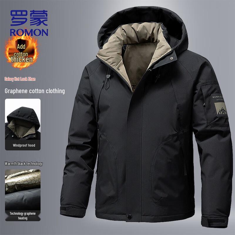

ROMON Men s Graphene Insulated Hooded Parka M