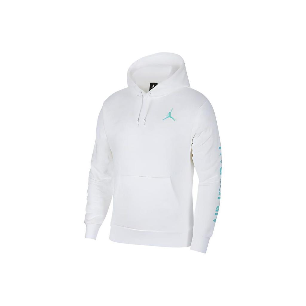 Jordan Sweatshirts Men's White Hooded Moderate Regular CT6773-100