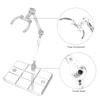 3/5/10PCS Assembly Action Figure Display Holder Base Doll Model Support Stand Compatible with HG RG SD SHF Gundam 1/144 Toy