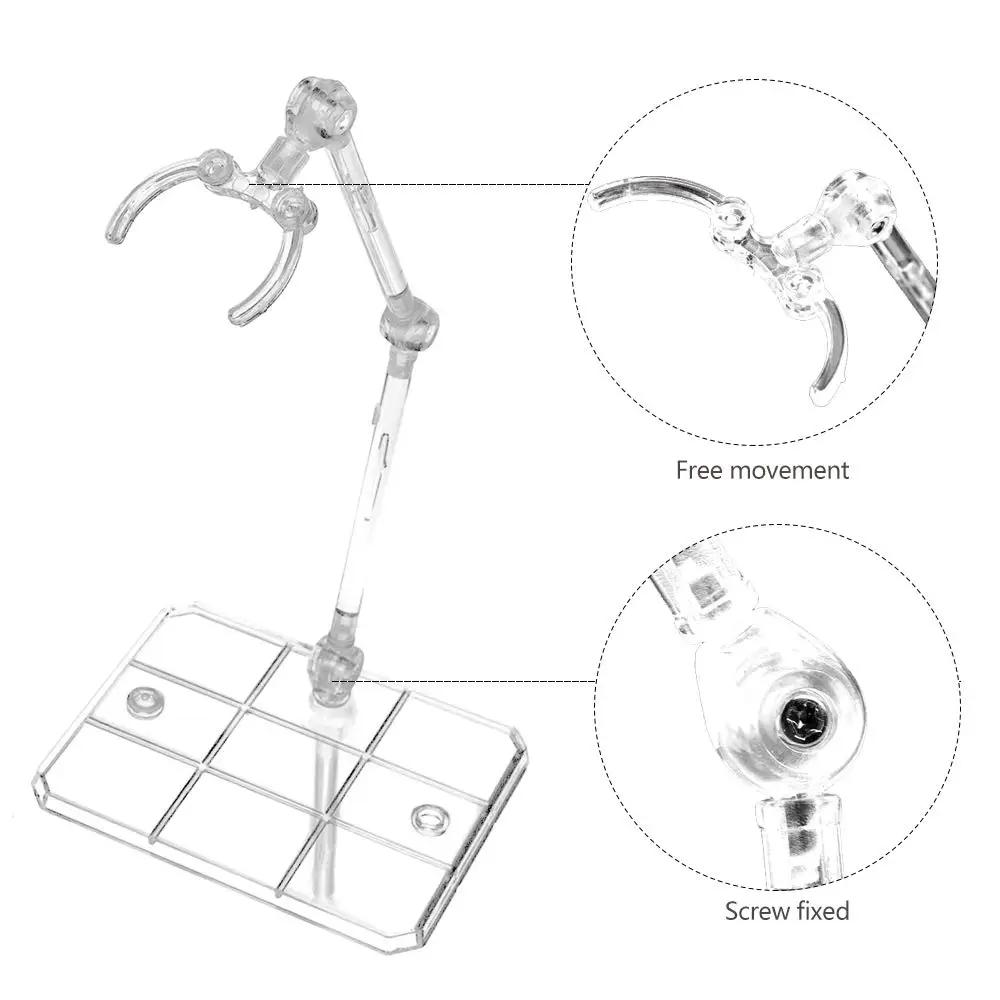 3/5/10PCS Assembly Action Figure Display Holder Base Doll Model Support Stand Compatible with HG RG SD SHF Gundam 1/144 Toy