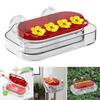Suction Cup Hummingbird Feeders With 4 Feeding Ports Refillable Hummingbird Water Dispenser Visible Window