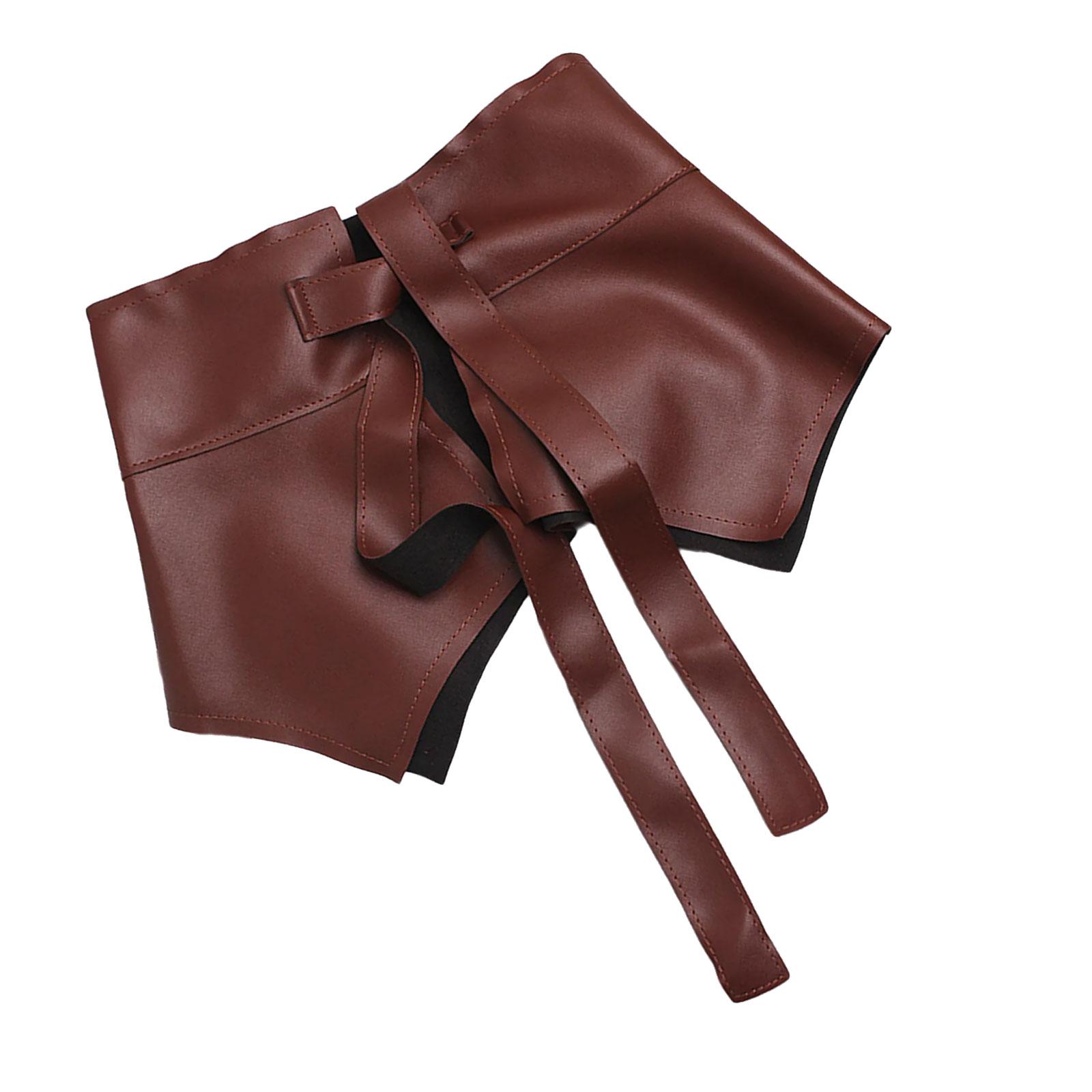 

Пеплум пояс-корсет Элегантная цепочка для платья Эластичный волан Пояс Модная цепочка под грудь Широкий пояс кофейный