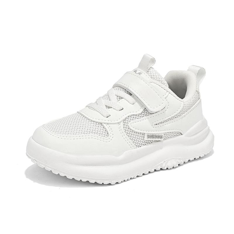 Children's Sneakers Kids Fashion Design White Non-slip Casual Shoes Boys Girls Soft Breathable Sneakers Toddler Outdoor Shoes