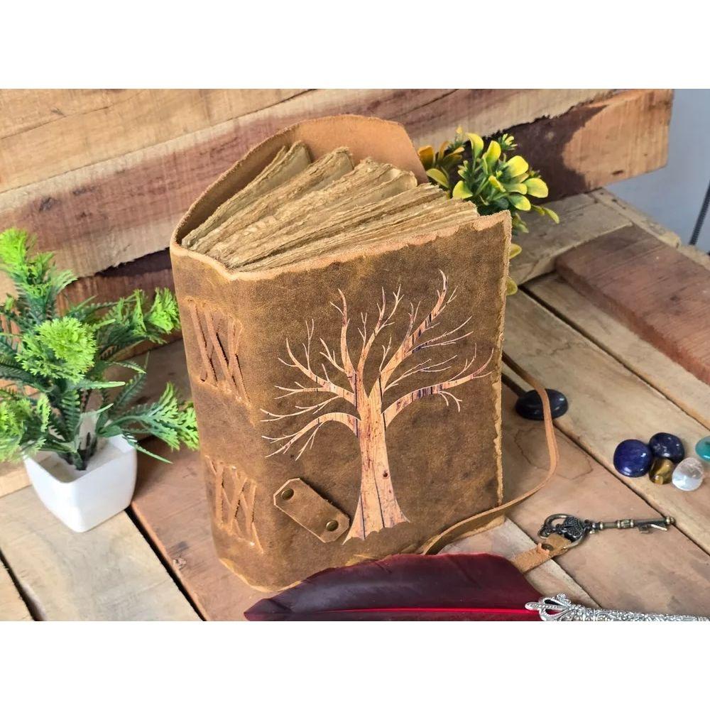 Taccuino in Pelle, Taccuino degli Incantesimi, Libro delle Ombre, Albero della Vita Celtico Vintage,
