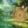 10 inch Hanging Wind Chimes with 360 Rotating Hook Chic Design for Balcony Courtyard Decoration Perfect Gift for Spring Summer