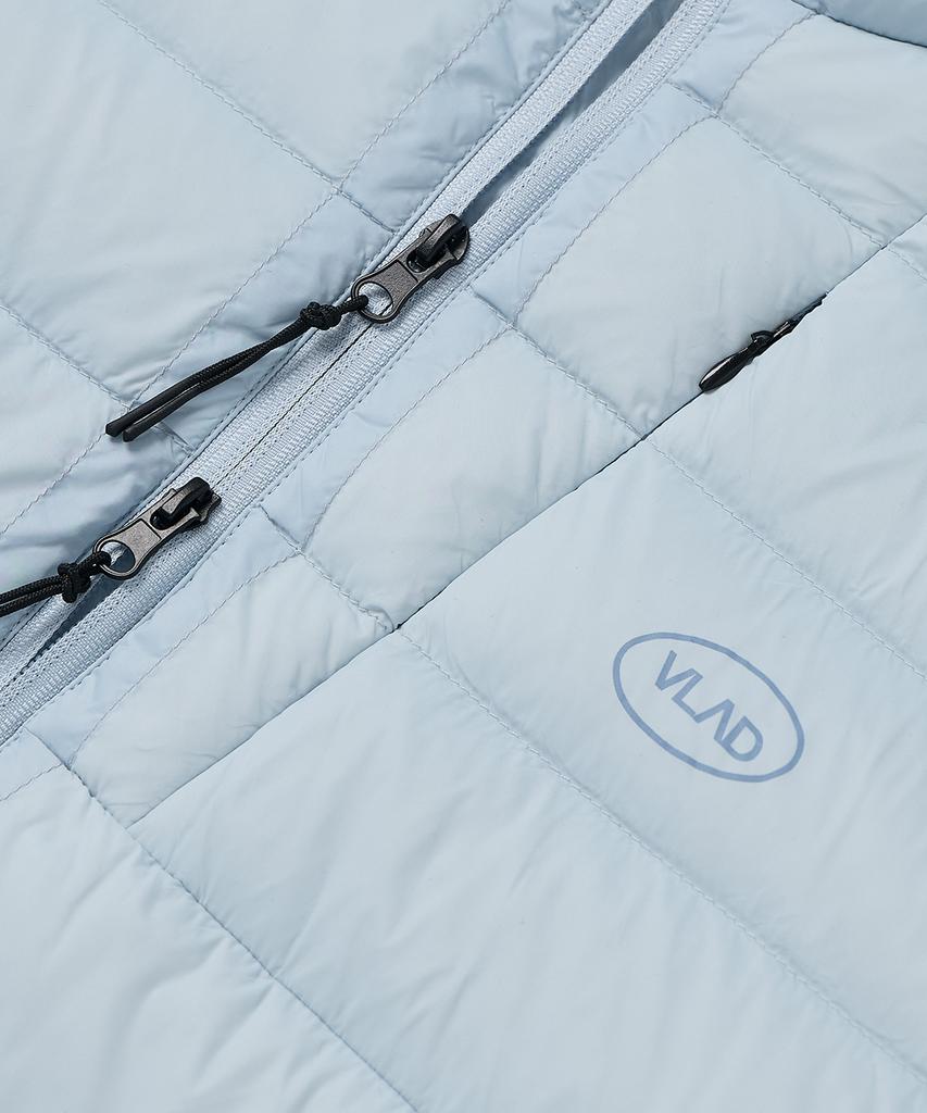 Dimitri Black Vlad Light Shell Lightweight Down Jacket_Hooded Sky Blue