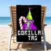 Proof Beach Towel with a Gorilla Tag1 Pattern - Soft,absorbent,quick-drying,machine Washable - Perfect for Swimming,camping,bathing
