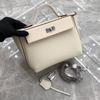 New Style 2424 Beef Roll Mini Top Layer Cowhide Soft Leather Bag Fashion Single Shoulder Handbag Womens Bag