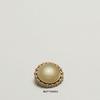 Celebrity Pearlescent Metal Buttons Tweed Jacket Coat Buttons Sweater Suit Decorative Buttons