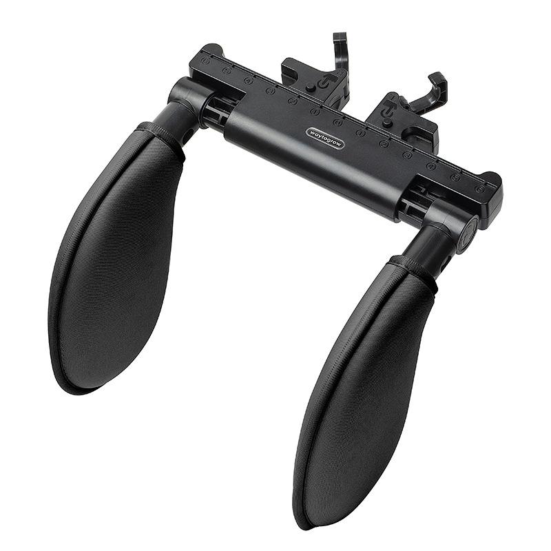 

Car Seat Headrest, Car Interior Side Support 3D Memory Foam Sleeping Neck Pillow with Double Hooks A10