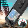 Protective Case - BOOLING - for Samsung Galaxy Z Flip 7 FE - Rigid Shockproof - Black - 360° Stand