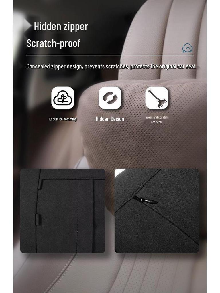 Changan EADO Hunter & Oshan Suede Headrest Lumbar Support for CS75/CS35/CS55