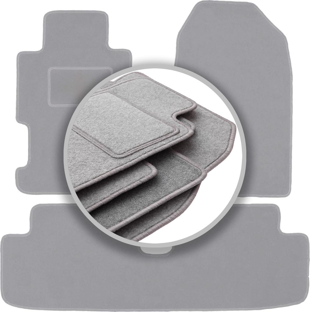 Graue Automatten für: Honda Civic VII 3-türiger Schrägheck, Coupé (2001-2005)