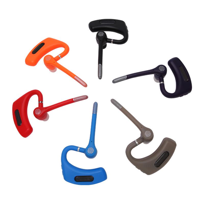 

E6 Single-Ear Wireless Bluetooth Headset: In-Ear, HD Call, Ear-Hook Design for Cars and Cross-Border Use. червоний