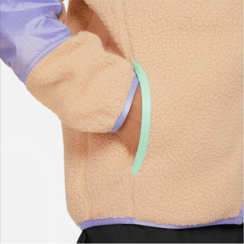 Nike Color Block Zip-Up Long Sleeve Jacket Kids Jackets DQ8734-334