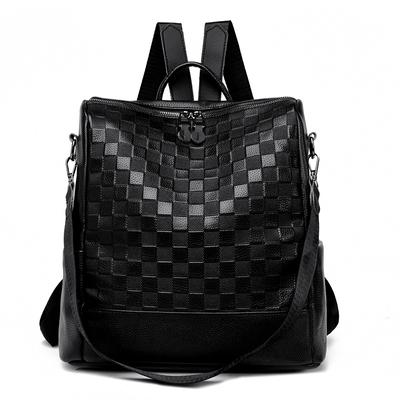 Zaino alla moda da donna in morbida pelle, zaino da donna, borsa a tracolla da donna, zaino da viaggio, grande capacità, zaino da giorno, borsa per ragazza