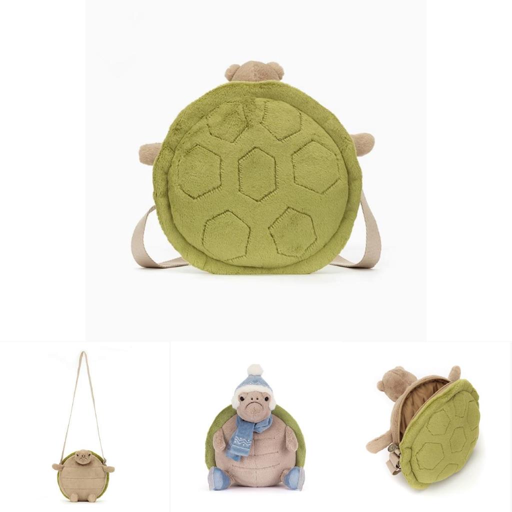 Timi Turtle Plush Bag With Soft Filling For Girls Gift And Comfort