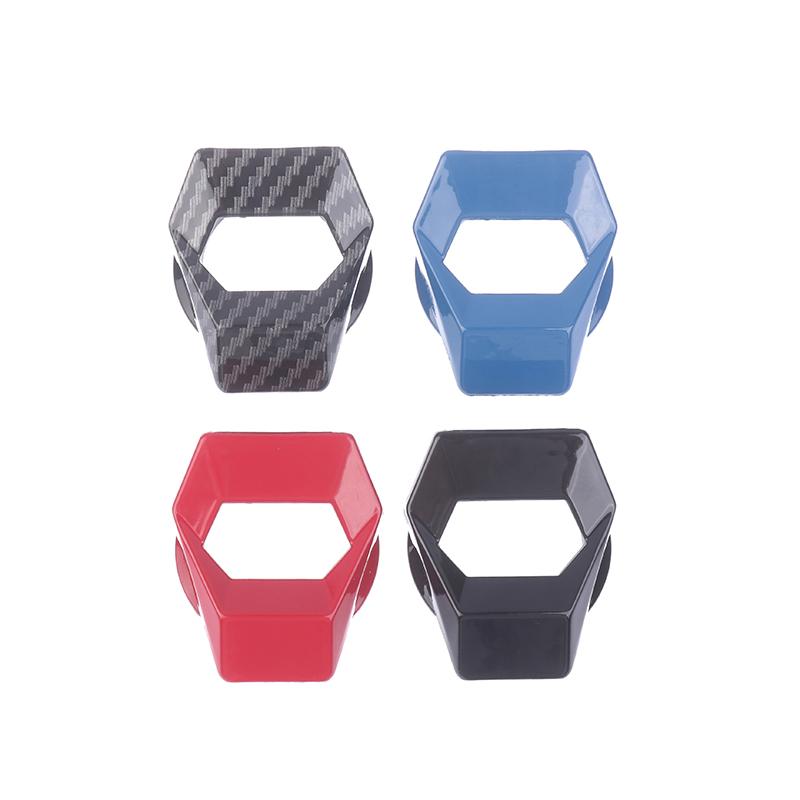 1Pc Car Interior One-Key Start Ignition Engine Stop Push Switch Button Anti-scratch Protective Cover Decoration Sticker