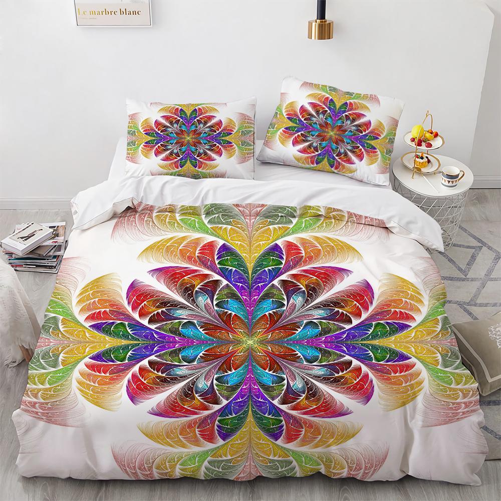 Psychedelic Digital Printing Bedding Set 3D Duvet Cover Set Microfiber Adults Women Single Queen King Twin Full Size Bed Linen