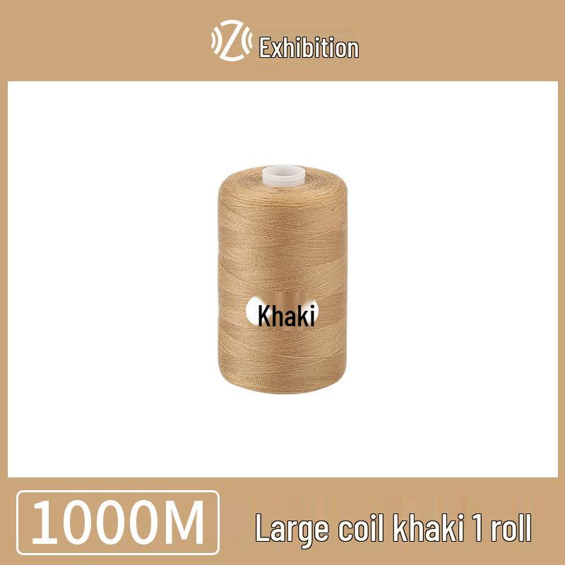 Polyester Sewing Thread - 1000 Yards for Garments & Crafts, Assorted Colors, Small Spool
