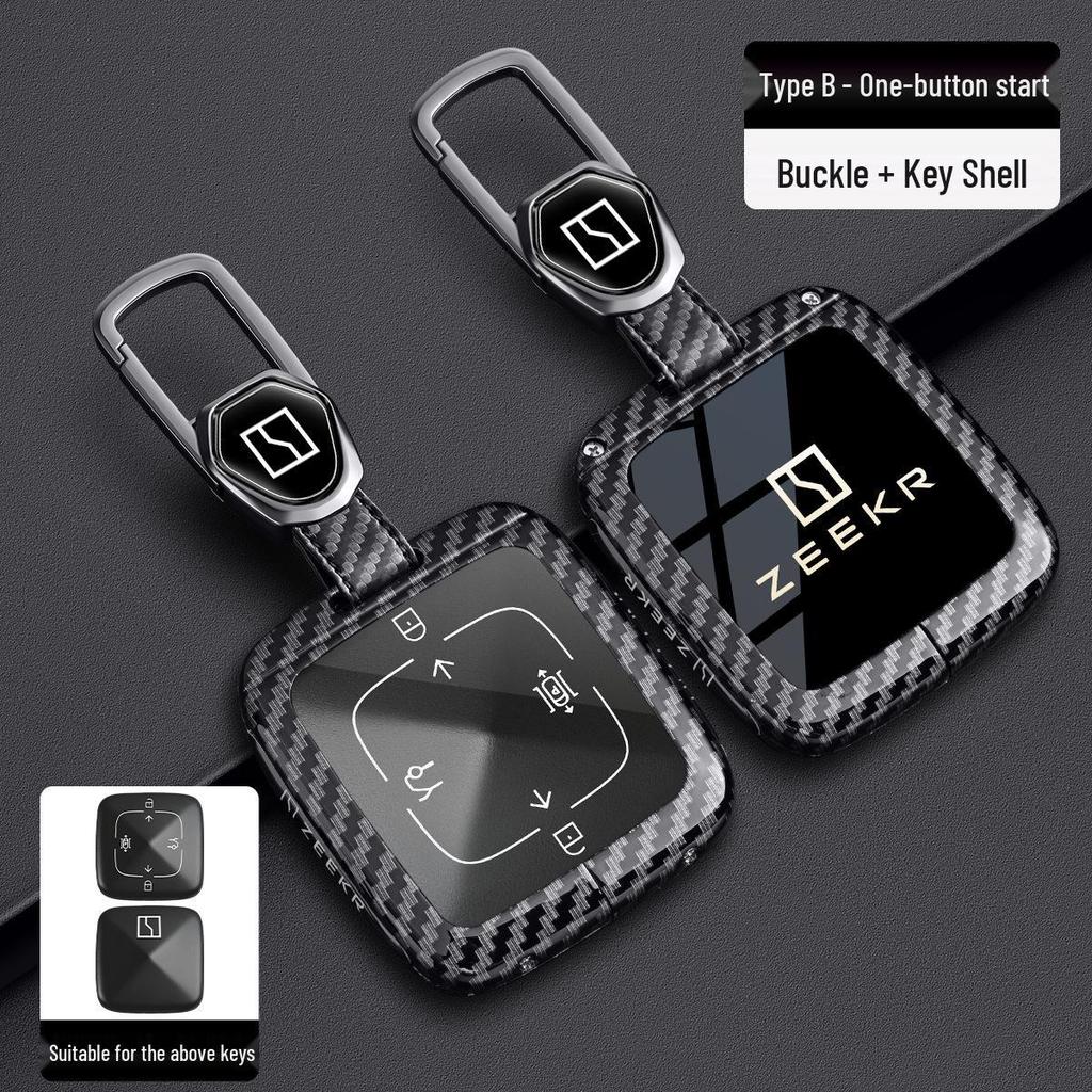 Zeekr 9X Key Cover: Refreshed Dedicated Metal Protective Shell with 007GT Buckle