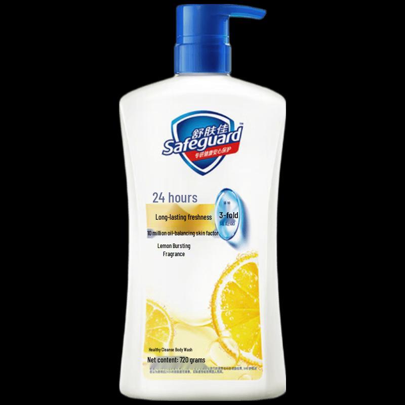 Safeguard Lemon Fresh Scent Body Wash, 720g x 2 Bottles