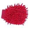 Car Wash Mitt Scratch Free Double Sided Chenille Pink Soft Washing Glove for Vehicle Cleaning