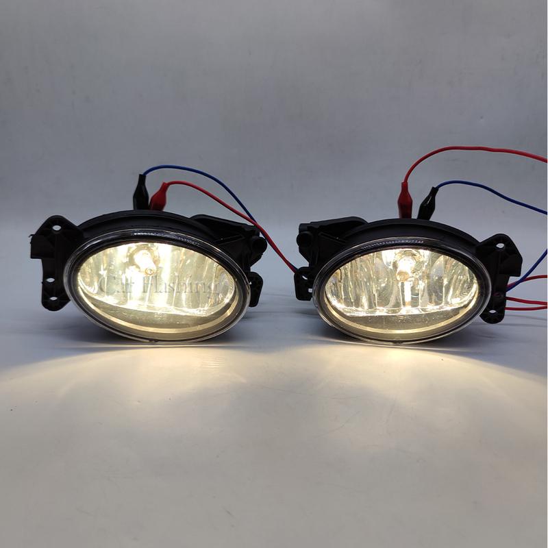 Car Front Bumper Fog Light Fog Lamp Headlight For Mercedes Benz W211 W204 W219 G500 X164 W164 R320 R350 R550 Car Accessories