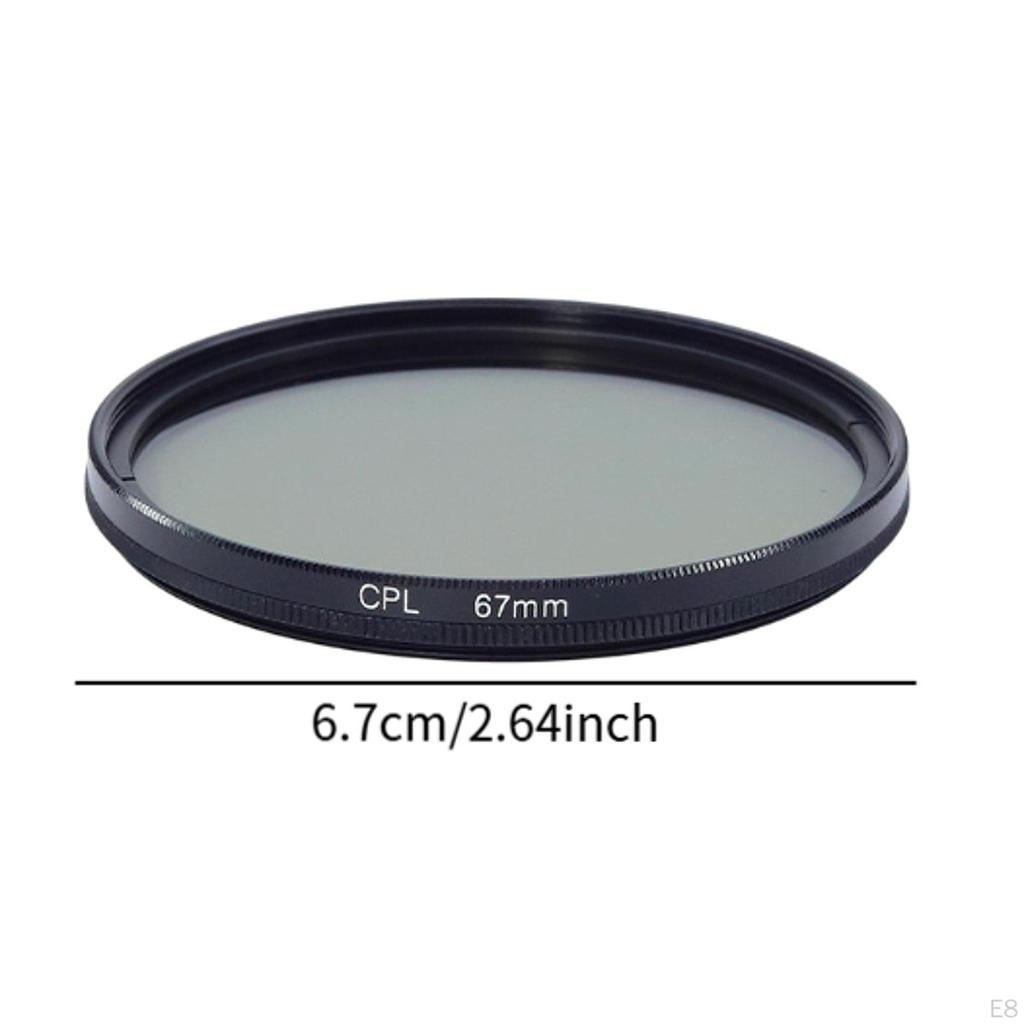 CPL Phone Camera Len Filter Clip on with Professional Accessories Attachment Circular for