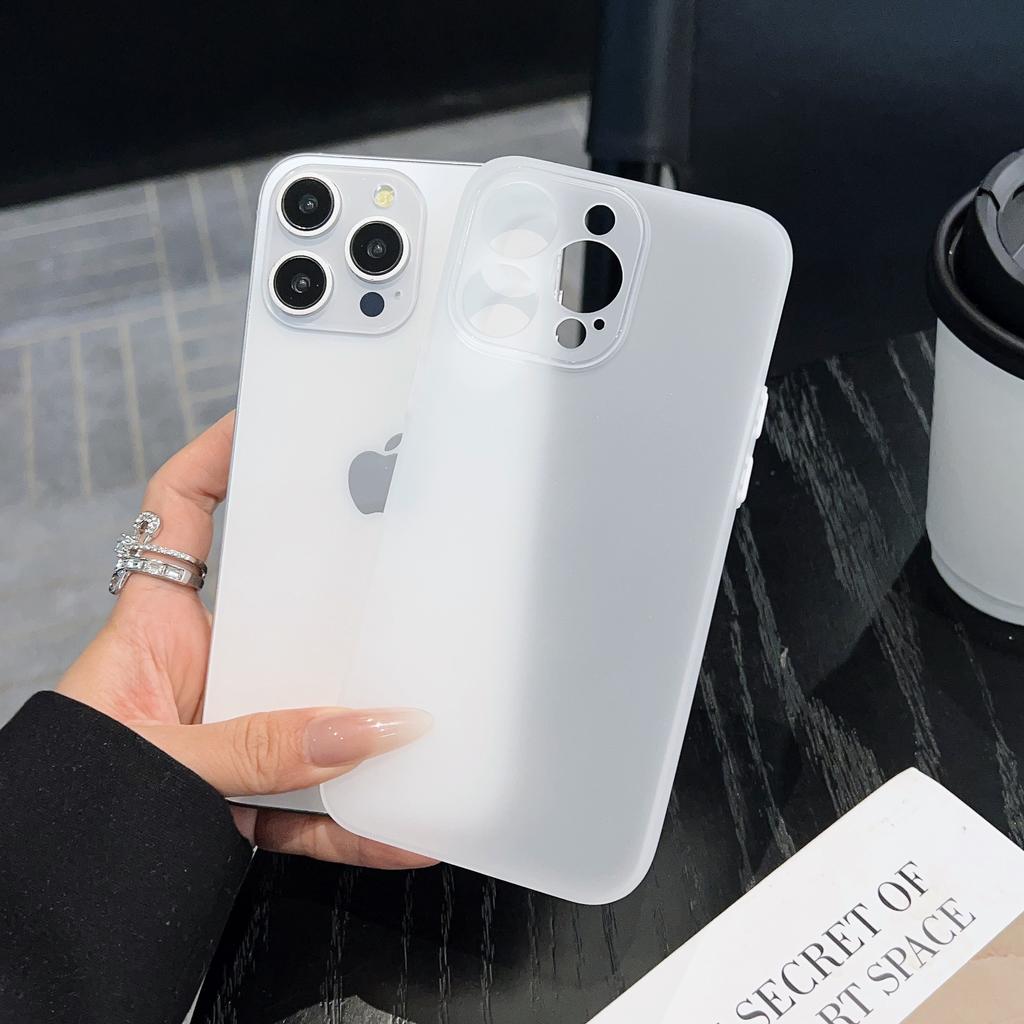 Ultra-thin matte suitable for iPhone16E mobile phone case SE new Apple 15promax transparent matte silicone case