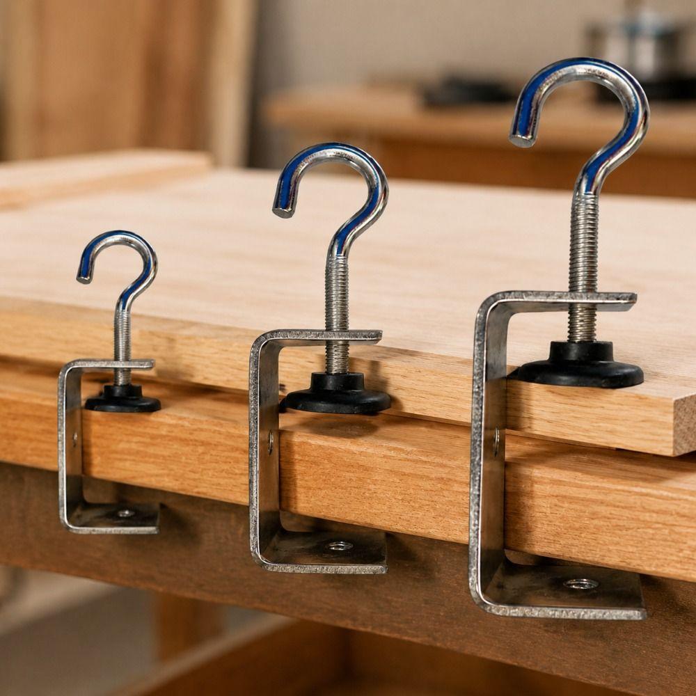 Adjustable C-clamp 304 Stainless Steel Fixed Holder Clip Square Clamp Hardware Fasteners