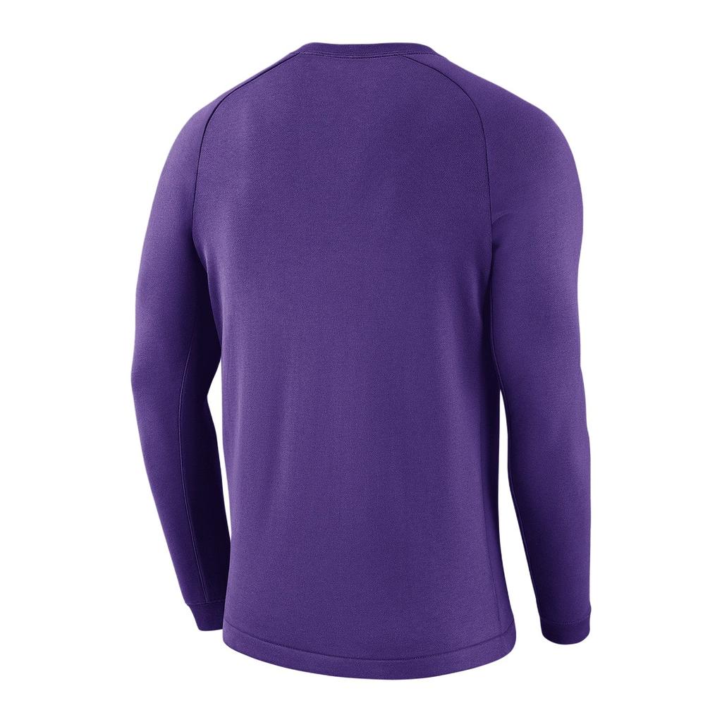 Nike Los Angeles Lakers NBA Knit Breathable Crew Neck Pullover Long Sleeve Sweatshirt Men Sweatshirt 860722-504
