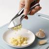 Ergonomic Grip Garlic Mincer Tool Easy-Squeeze Handle Handheld Ginger Crusher  Kitchen Tool