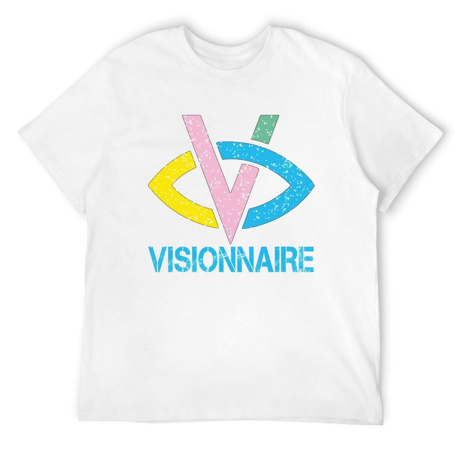 

BIGFLO et OLI - VISIONNAIRE T-Shirt customs vintage graphic tee T-shirts man valentines clothes t shirt men cotton S