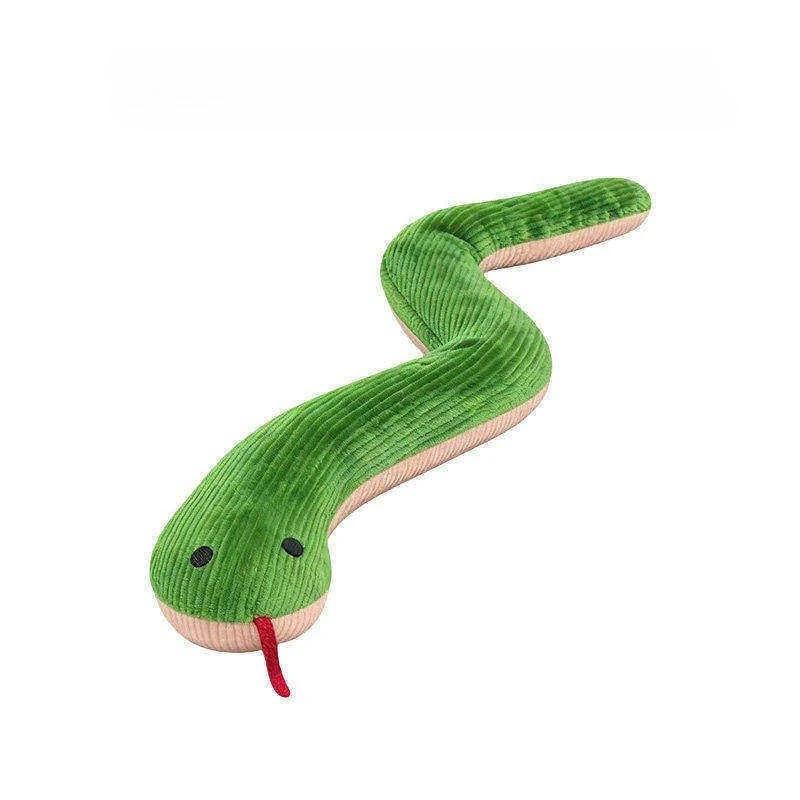 Interactive Snake Cat Toy with Catnip Crinkle Sound Plush Kitten Chew Toy for Teeth Cleaning