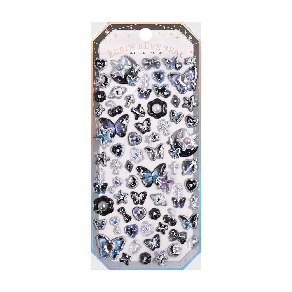 Popular 3D Animal Cartoon Crystal Stickers for Kids' Phone Cases