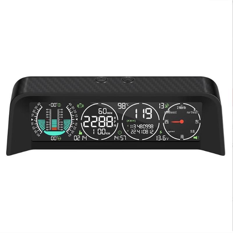 Car HUD Head-up Display with OBD+GPS and Inclinometer