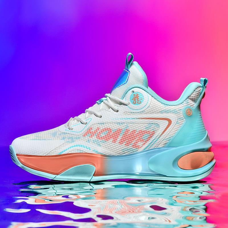 Basketball shoes spring and summer new non-slip, wear-resistant and shock-absorbing low-top actual combat professional sports shoes male students ceme