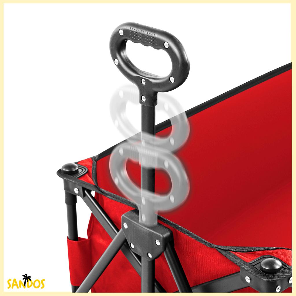 Foldable beach cart trailer 100kg camping tourist for holidays