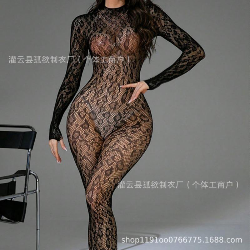 Sexy Transparent Fishnet Bodystocking European Style Women S Intimate Hosiery