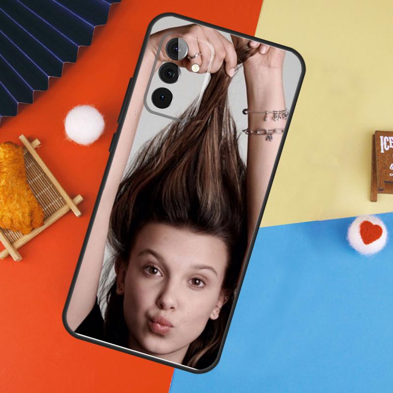 Millie Bobby Brown Case For Samsung Galaxy A53 A33 A13 A54 A34 A14 A56 A36 A16 A06 A12 A32 A52 A35 A17 A15 A55
