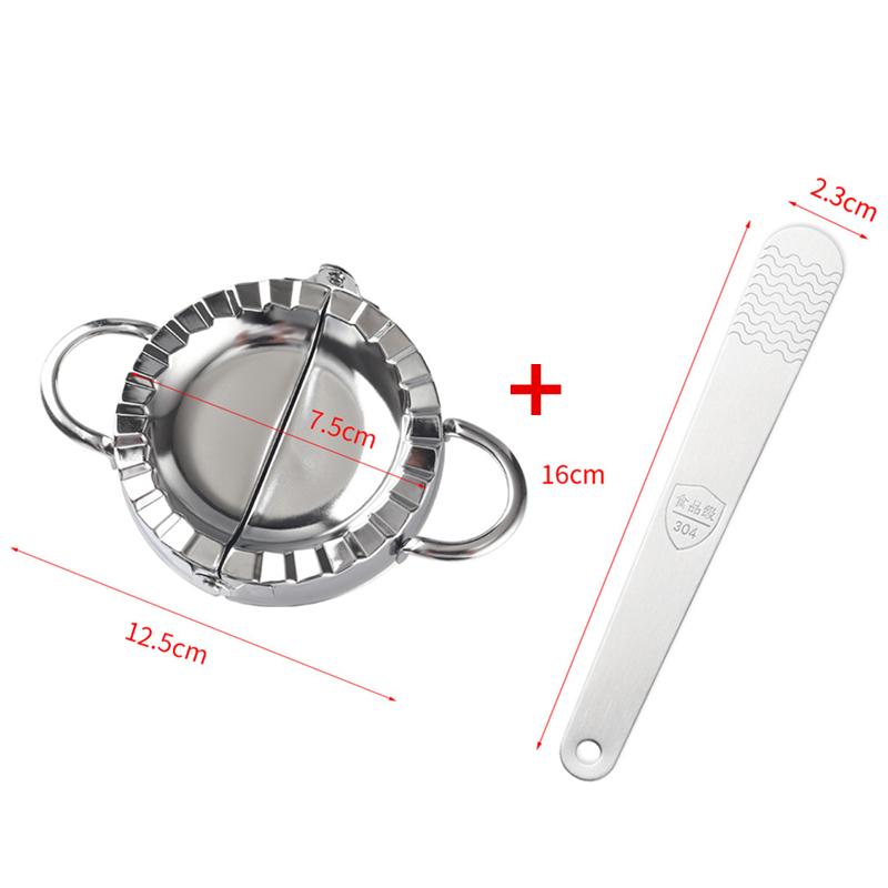 Stainless Steel Large Dumpling Skin Dough Circle Roller Machine Cutters Home Baking Maker Kitchen Pie Pizza Pastry Rolling Tools